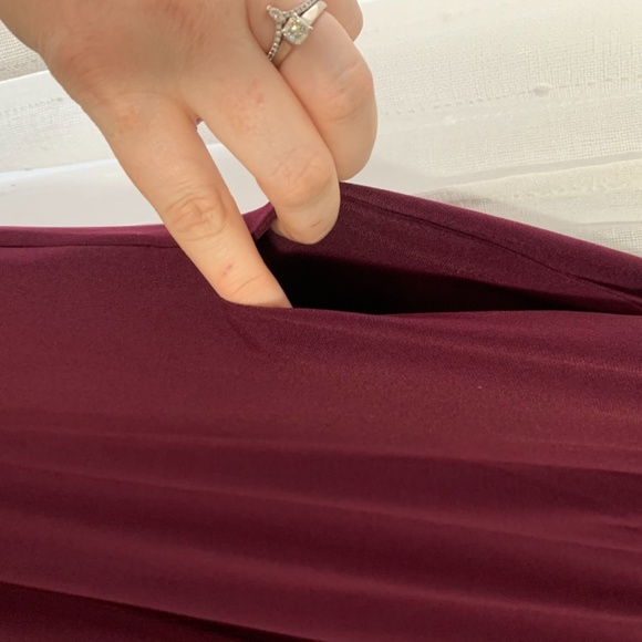 Bordeaux Maxi Dress - Picture 5 of 6